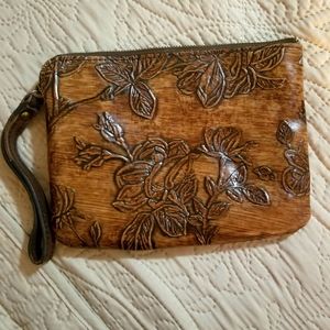 Patricia Nash Leather Tool Wristlet